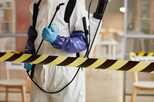 Professional Sewage Cleanup technician working in Parker, SC